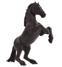 Mojo Fun  figúrka kôň Mustang čierny žrebec