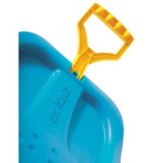 Prosperplast Plastové sánky na šmýkanie z kopca pre deti CRAZY RUN Handle - Modrá