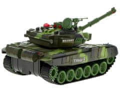 WOWO RC Tank Big War 9995 - Diaľkovo Ovládaný, 2,4 GHz, Veľký Model, Zelený