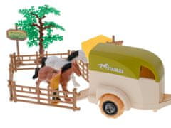 WOWO Poľnohospodárska Technika, Traktor pre Farma Zvieratá s Kone + Skrutkovač