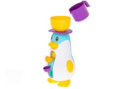 Ikonka Hračka do vane s vodným kolesom tučniak