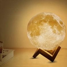 Dali Nočná lampa v tvare Mesiaca - Moonlamp 15cm RGB