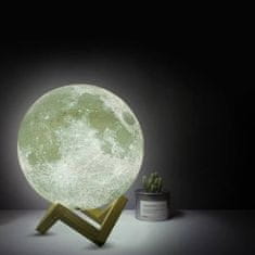 Dali Nočná lampa v tvare Mesiaca - Moonlamp 15cm RGB