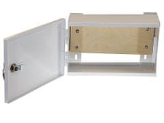 sapro Kovový rozvádzač montážna skriňa TPR-1 240*150*100mm, lesklá biela