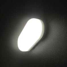 ACA ACA Lighting LED plastové biele nástenné svietidlo 230V AC IP66 12W 1070lm 4000K 120d Ra80 MINA1240