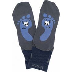 Voxx 3PACK ponožky tmavo modré (Barefootan-darkblue) - veľkosť S