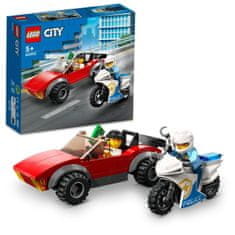 LEGO City 60392 Naháňačka auta s policajnou motorkou