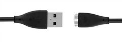 Northix Fitbit Charge HR kompatibilný USB nabíjací kábel (28 cm) – čierny 