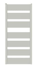 CINI teplovodný hliníkový radiátor Elegant, EL 7/40, 945 × 430, biely