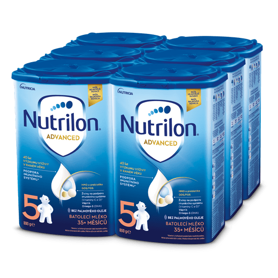 Nutrilon 5 detské mlieko 6x 800g, 35+