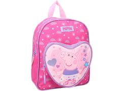 Vadobag Ružový ruksak Peppa Pig Heart