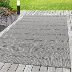 Ayyildiz Kusový koberec Aruba 4903 grey – na von aj na doma 60x100