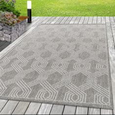Ayyildiz Kusový koberec Aruba 4904 grey – na von aj na doma 60x100