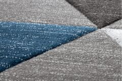 Dywany Lusczów Kusový koberec ALTER Rino trojuholníky modrý, velikost 120x170