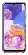 SAMSUNG Polopriehľadný zadný kryt pre Samsung Galaxy A23 EF-QA235TBEGWW, čierny
