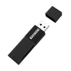 Kaku KSC-749 USB čítačka pamäťových kariet SD / microSD, čierna
