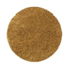 Ayyildiz DOPREDAJ: 160x160 (priemer) kruh cm Kusový koberec Sydney Shaggy 3000 gold kruh 160x160 (priemer) kruh