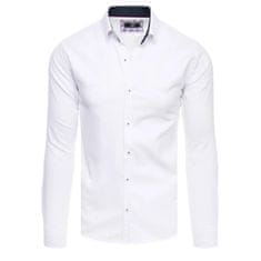 Dstreet Pánska košeľa elegantná RAYNARD biela dx2326 XL