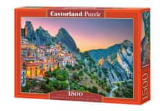 Castorland puzzle 1500 dielikov - Východ slnka nad Castelmezzano