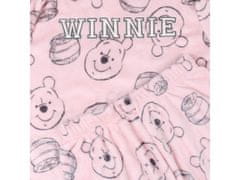 Disney Macko Pú Disney Dámske ružové pyžamo, fleece pyžamo, dlhé rukávy, teplé XXS
