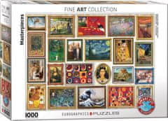 EuroGraphics Puzzle Koláž: Krásne umenie 1000 dielikov