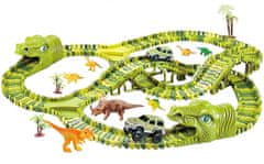 Kruzzel Dinosaurie autodráha 240 dielikov