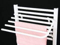 AQUALINE , Sušiak 4 uterákov na vykurovacie telesá, univerzálne upínanie, dĺžka 60cm, biela, 25-03-SV460