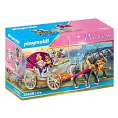Playmobil Romantický kočiar ťahaný koňmi , Zámok, 60 dielikov
