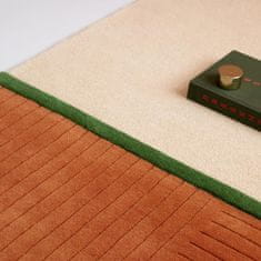 Jutex Vlnený kusový koberec Rhythm 98 003 béžovo-tehlový 1.40 x 2.00