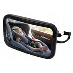 Northix Detské zrkadlo na zadné sedadlo - Bezpečnosť auta - čierne 