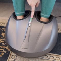 Northix Masážny prístroj na nohy s teplom - 3 masážne programy 