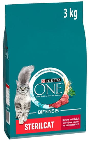 Purina ONE STERILCAT hovädzie 3 kg