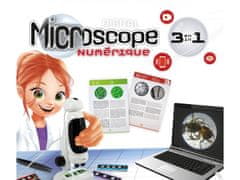 Buki France Digitálny mikroskop 3v1 MR2 so 40 pokusmi