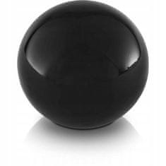 Polnix Dekoratívna keramická guľa 9 cm čierna