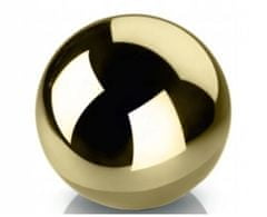 Polnix Dekoratívna keramická guľa 6 cm zlatá