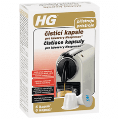 HG Systems HG 678 - Čistiace kapsule pre kávovary Nespresso 6x3 g