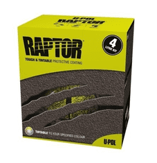 RAPTOR Raptor - farebný tvrdý ochranný náter - SET 4,2 l ral 3001 - červená signálna