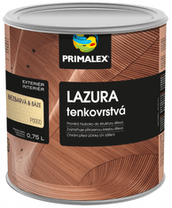 Primalex Tenkovrstvá lazúra na drevo (mahagón, 0,75 L)