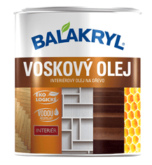 BALAKRYL Voskový olej BALAKRYL - interiérový olej na drevo (podlaha, nábytok, steny) 2,5 l natural