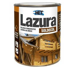 HET SOLDECOL LAZÚRA - Olejová tenkovrstvá lazúra na drevo 0,75 l sl 22 - agát