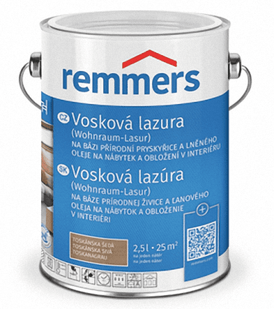 Remmers REMMERS - Vosková lazúra do interiéru REM - farblos 2,5 L