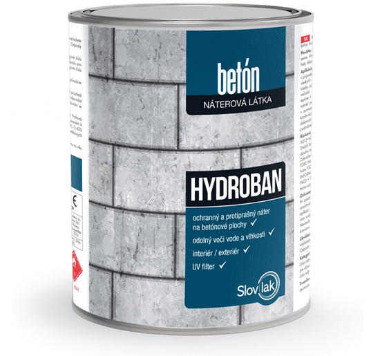 SLOVLAK HYDROBAN - Univerzálna farba na betón 5 kg 0110 - svetlošedá
