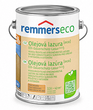 Remmers REMMERS LASUR ECO - Ekologická olejová lazúra REM - kiefer 0,75 L