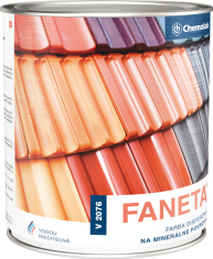 Chemolak V 2076 FANETA - Farba na strešnú krytinu 6 kg 199 - čierna