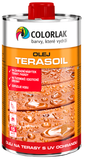 COLORLAK TERASOIL O1014 - Olej na terasy s UV ochranou T0067- americký orech 3 L