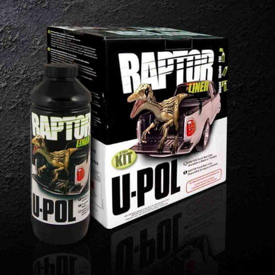 RAPTOR Raptor - čierny tvrdý ochranný náter - SET cierny 3,8 l