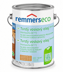Remmers REMMERS - Tvrdý voskový olej ECO REM - teak 2,5 L