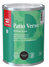 Tikkurila PATIO VERSO - Napúšťací olej na drevené povrchy cierny 0,9 l