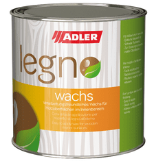 Adler Česko Adler Legno-Wachs - vodeodolný rýchloschnúci vosk na drevený nábytok a obklady v interiéri 750 ml farblos - bezfarebný