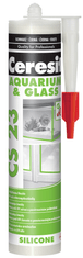 Ceresit CS 23 GLASS - Silikón na sklo a akvária transparentná 0,28 L